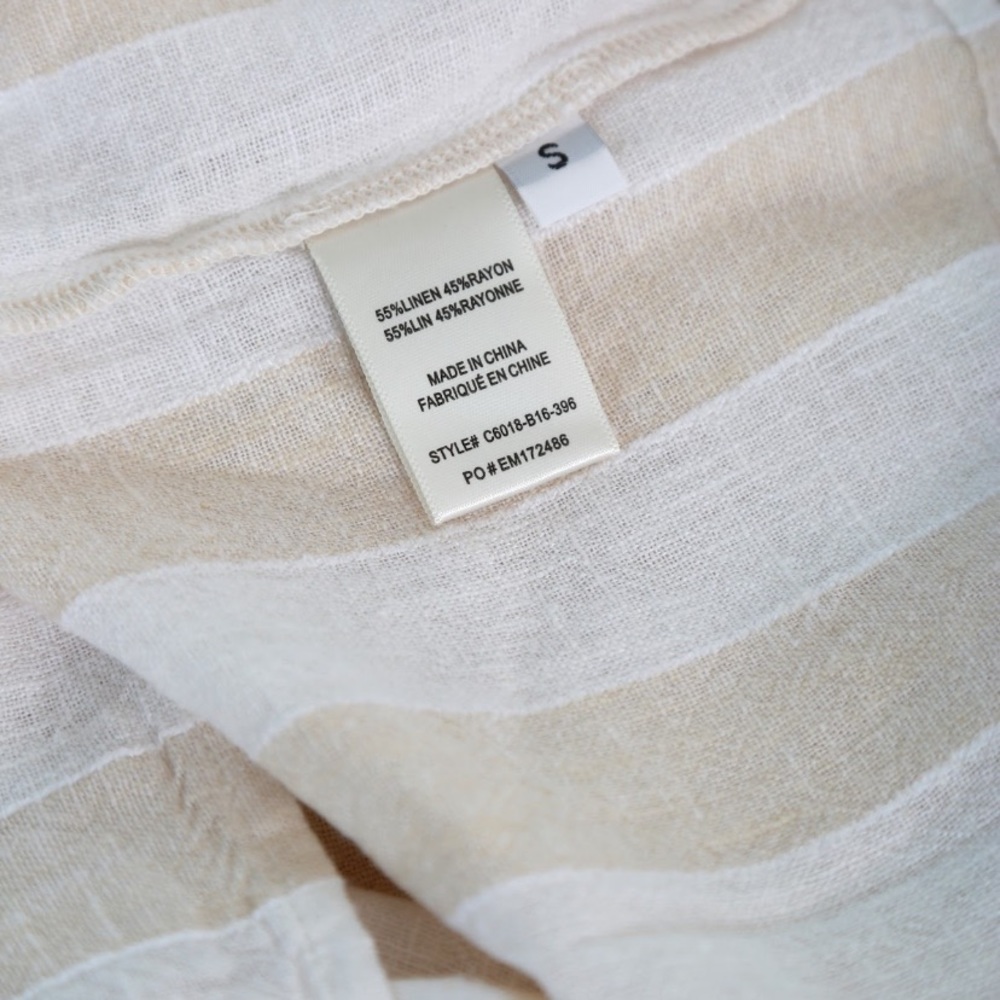 Anthropologie Cloth & Stone backless linen dress - Picture 3 of 9